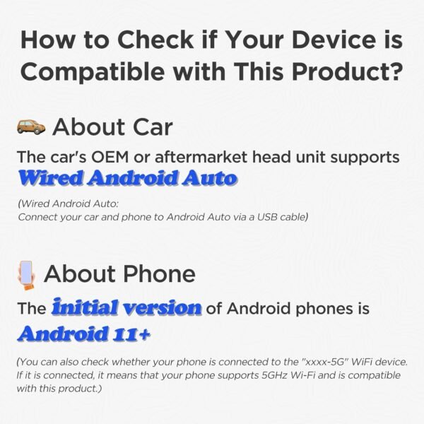2 In 1 Wireless Carplay Adapter &Amp; Android Auto Wireless Adapter, 2In1 Auto Car Play Dongle For Oem Wired Carplay Androidauto Car With Iphone Ios 12+ / Android 11+, Carbon Fiber...