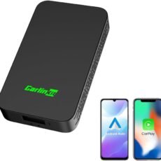 2025 Upgrade CarlinKit 5.0 Wireless CarPlay Android Auto Adapter, Wireless CP/AA Adapter, Wireless Android Auto Adapter, Fast Connect, More Stable, Suit for Built-in Wired...
