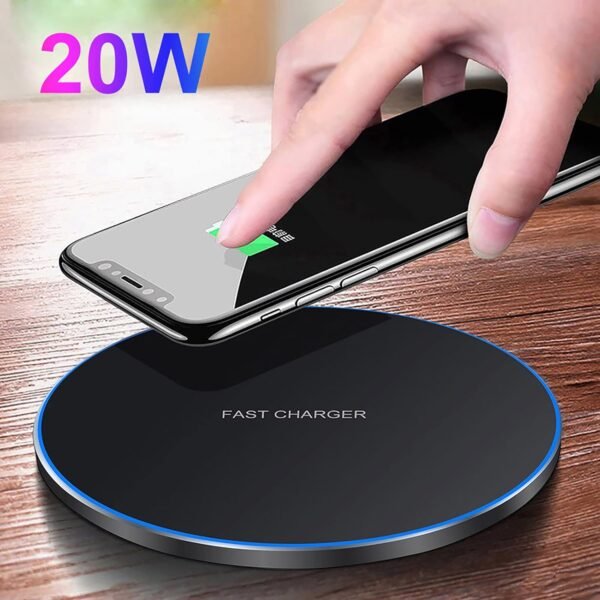 20W Wireless Charger, Fdgao Fast Wireless Charging Pad Mat Compatible With Iphone 16 15 14 13 12 11(Pro,Pro Max,Mini,Plus)/Xr/Xs/X/8/Se,Samsung Galaxy...