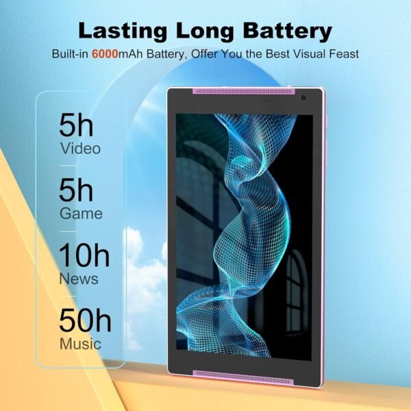 Android 12 Tablet, Tjd 10 Inch Tablets, 2Gb Ram 64Gb Rom 512Gb Expandable Storage Tablets Pc, Quad Core Processor, Wifi, Ips + Touch Screen, Large Battery, Bluetooth, 8.0Mp...