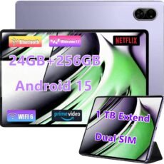 Android Tablet 10.1" inch, 4G LTE Dual SIM, 24GB RAM,256GB Storage,Supports Extend 1TB, IPS Touchscreen,Dual Camera, WiFi/WLAN/Bluetooth/GPS,TYD-109pro