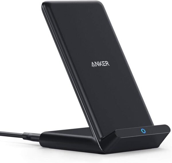 Anker Fast Wireless Charger, 10W Wireless Charging Stand, Qi-Certified, Compatible Iphone Xr/Xs Max/Xs/X/8/8 Plus, Fast-Charging Galaxy S9/S9+/S8/S8+/Note 9 And More, Powerwave...