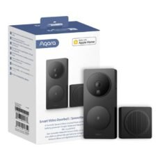 Aqara Video Doorbell G4 (Chime Included), 1080p FHD HomeKit Secure Video Doorbell Camera, Local Face Recognition and Automations, Wireless or Wired, Supports Apple Home, Alexa,...