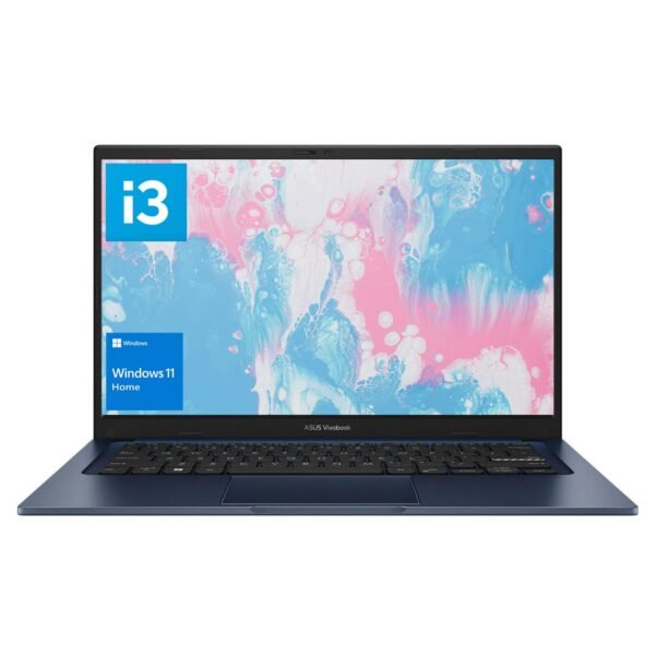 Asus Vivobook Laptop, 14&Quot; Fhd Display, I3-1215U, 16Gb Ram, 512Gb Ssd, Wi-Fi 6, Hdmi, Webcam, Touchpad, Windows 11 Home, Blue