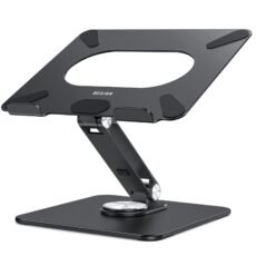 BESIGN LSX7 Laptop Stand with 360° Rotating Base, Ergonomic Adjustable Notebook Stand, Riser Holder Computer Stand Compatible with Air, Pro, Dell, HP, Lenovo More 10-15.6"...