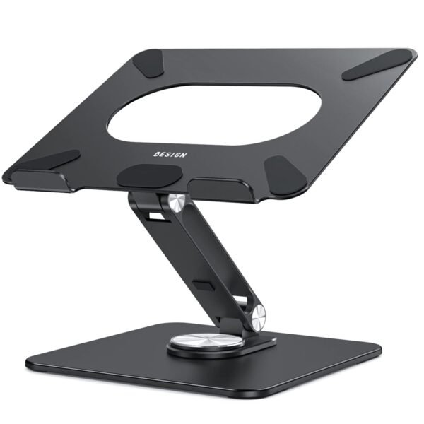 Besign Lsx7 Laptop Stand With 360° Rotating Base, Ergonomic Adjustable Notebook Stand, Riser Holder Computer Stand Compatible With Air, Pro, Dell, Hp, Lenovo More 10-15.6&Quot;...