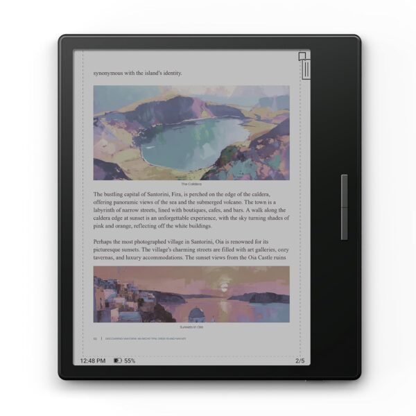 Boox Go Color 7 Epaper Tablet 7&Quot; Color 64Gb Android 12 E-Ink Light Bt Wifi (Black)