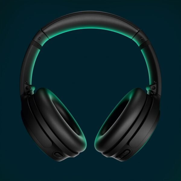 Bose Quietcomfort Sc Wireless Noise Cancelling Headphones, Bluetooth Over Ear Headphones With Up To 24 Hours Of Battery Life, Black - Soft Case Edition