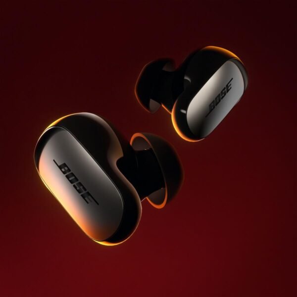 Bose Quietcomfort Ultra Wireless Noise Cancelling In-Ear Earbuds, Bluetooth Noise Cancelling Earbuds With Spatial Audio And World-Class Noise Cancellation, Black
