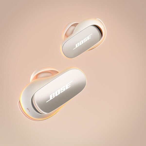 Bose Quietcomfort Ultra Wireless Noise Cancelling In-Ear Earbuds, Bluetooth Noise Cancelling Earbuds With Spatial Audio And World-Class Noise Cancellation, White Smoke