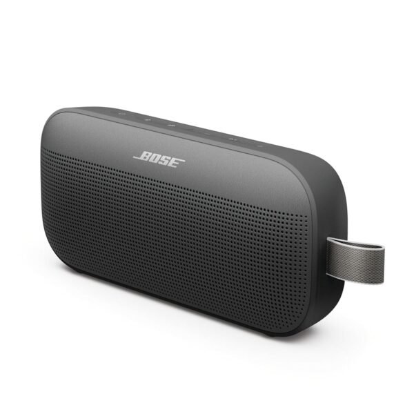 Bose Soundlink Flex Portable Bluetooth Speaker (2Nd Gen), Small Portable Wireless Outdoor Speaker With Hi-Fi Audio, Up To 12 Hours Battery Life, Waterproof And Dustproof, Black