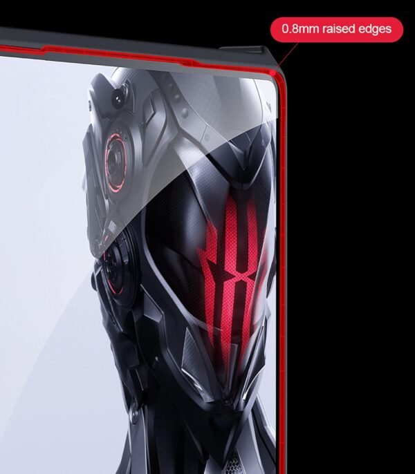 Case For Red Magic 8 Pro/Red Magic 8S Pro, Hard Pc + Soft Tpu Cover, High Transparency, Clear Mobile Phone Case, Air Cushion Anti-Drop, No Yellowing - Black