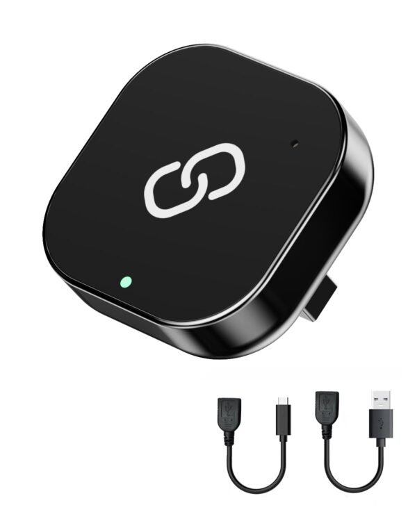 Cl322 Wireless Carplay &Amp; Android Auto Adapter – 2025 Upgrade Mini Design - Converts Oem Wired To Wireless, Plug &Amp; Play, Auto Reconnect, Compatible With Iphone 6+, Android 11+...