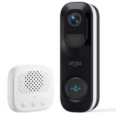 Dzees Doorbell Camera Wireless, 2K Video Doorbell Wireless, WiFi Doorbell with AI Analysis, Rechargeable Wireless Battery, IP65 Weatherproof, 2-Way Audio, 160º Wide-Angle, Anti...