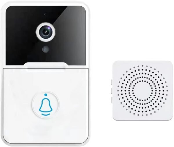 Eacam Wireless Video Doorbell Camera Visual Smart Doorbell With Motion Detection Night Vision 2-Way Audio Real-Time Monitoring Aaa Batteries Powered