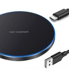 Fast Wireless Charging Pad Compatible with iPhone 16 15 14 13 12 11 Pro Max/13 12 Mini/XR/XS/X,Samsung Galaxy Z Fold/Flip,S24/S23/S22/S21/S20/Note 20,Pixel 9...