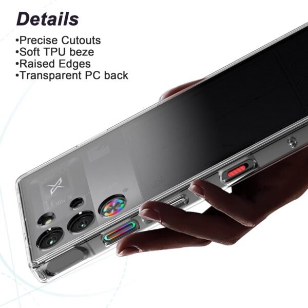 Foluu Slim Fit Case For Zte Nubia Red Magic 10 Pro/Nubia Red Magic 10 Pro+, Hard Pc Back &Amp; Soft Tpu Bumper Protective Shockproof Scratch Resistant Case For Red Magic 10 Pro 2024...