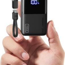 INIU Power Bank, Ultra Small 10000mAh 45W PD Portable Charger, USB C in&Out Fast Charging Battery Pack, External Phone Powerbank Compatible with iPhone 16 15 14 13 12 Samsung...