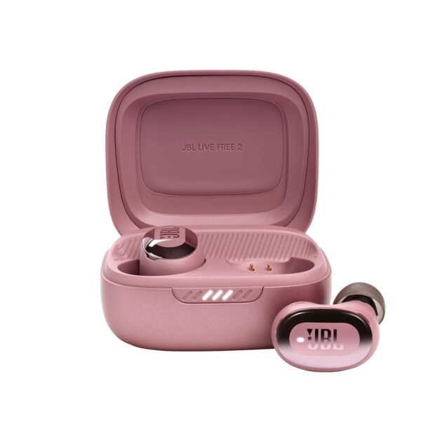 Jbl Live Free 2 Tws, Jbl Signature Sound, True Adaptive Noise Cancelling With Smart Ambient, 35 (7+28) Hours Of Playback With Wireless Charging, 6 Mics For Perfect Calls With...