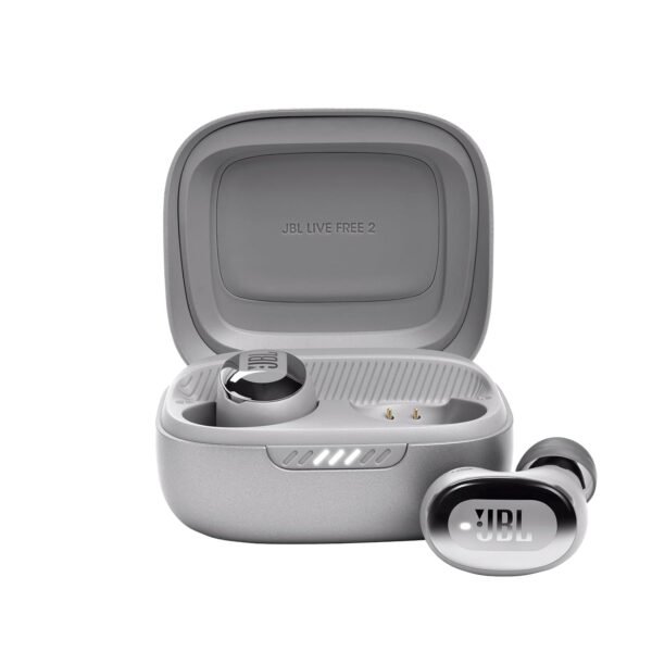 Jbl Live Free 2 Tws, Jbl Signature Sound, True Adaptive Noise Cancelling With Smart Ambient, 35 (7+28) Hours Of Playback With Wireless Charging, 6 Mics For Perfect Calls With...