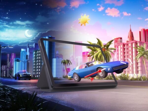 Lenovo Tab Tablet | 10.1 Inch Full Hd Display | Mediatek G85 | 4Gb Ram | 64Gb Emmc | Android 14 | Luna Grey Tab Play Suite | Includes Kids Bumper And Pen