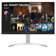 LG 32 inch Smart Monitor 32SQ730S 4K UHD, IPS (3840 x 2160) Display, webOS, AirPlay 2, Screen Share, Bluetooth, 2 x 10w Speakers, USB Type - C, 2xHDMI, Slim Stand