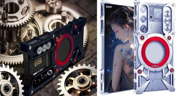 Metal Case For Nubia Redmagic 10 Pro, Cover For Red Magic 10 Pro+ Cellphone, Border Mobile Phone Shell, Bracket -Silvery