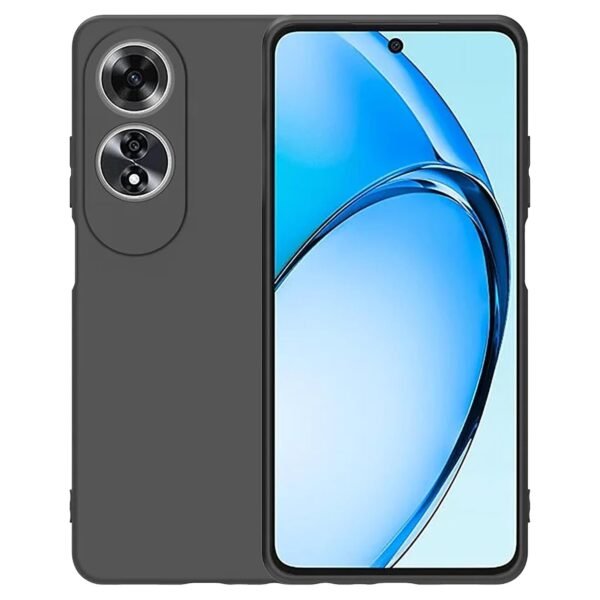 Mezon Ultra Slim Case For Oppo A40 4G – Premium Black Back Case – Shock Absorption, Wireless Charging Compatible (Oppo A40 4G, Gel Black)