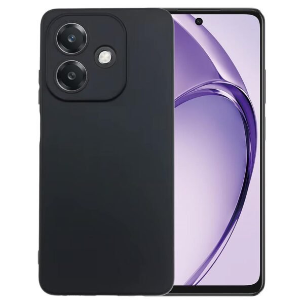Mezon Ultra Slim Case For Oppo A40 4G – Premium Black Back Case – Shock Absorption, Wireless Charging Compatible (Oppo A40 4G, Gel Black)