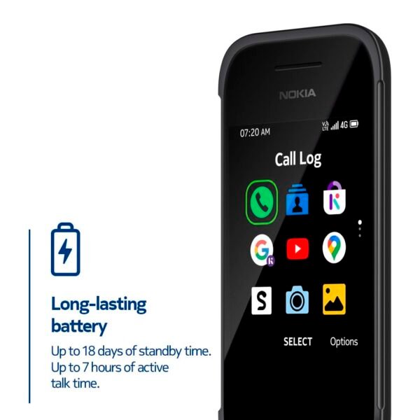 Nokia 2780 Flip | Unlocked | Universally Compatible With All Mobile Carriers | Black