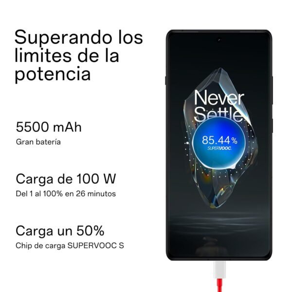 Oneplus 12R Cph2609 Global Version Dual Sim, 16Gb Ram, 256Gb Storage, 5500 Mah Battery, 50Mp Camera, Include 80W Australia Supervooc Charger (Iron Gray)