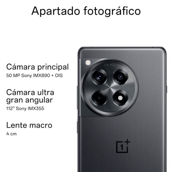 Oneplus 12R Cph2609 Global Version Dual Sim, 16Gb Ram, 256Gb Storage, 5500 Mah Battery, 50Mp Camera, Include 80W Australia Supervooc Charger (Iron Gray)