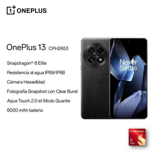 Oneplus 13 5G Global Version Dual Sim (Cph2653), 16Gb Ram 512Gb Storage, Include 80W Australia Supervooc Charger (Black Eclipse)