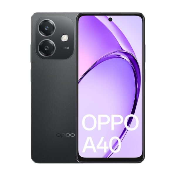 Oppo A40 Sparkle Black, 6Gb/128Gb, (Cph2669Au Black)**, 6.67&Quot;, Hd+ Lcd, 90Hz, 50Mp/5Mp, Dual Sim, 5100Mah, 2Yr