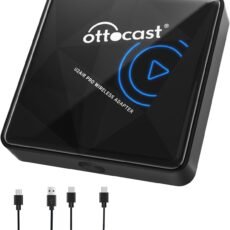 OTTOCAST CarPlay Wireless Adapter for iPhone U2-AIR Pro Wireless CarPlay Adapter Convert Wired to Wireless,Apple CarPlay Wireless Adapter 8S Connection Plug & Play No Lag for...