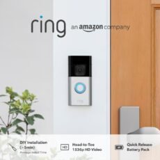 Ring Battery Video Doorbell Plus | DIY Wireless Video Doorbell Camera with 1536p HD Video, Head-To-Toe View, Quick Release Battery Pack | Easy to install (5min)