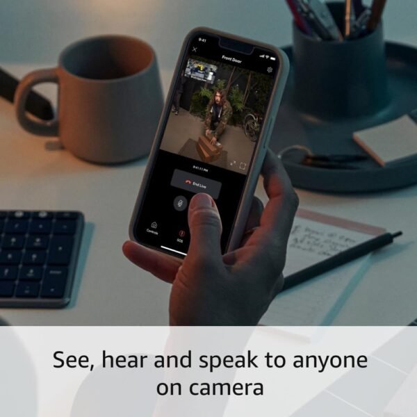 Ring Battery Video Doorbell Pro By Amazon | Wireless Video Doorbell Security Camera, Head-To-Toe View, 3D Motion Detection, Colour Night Vision, Wifi | 30-Day Free Trial Of Ring...