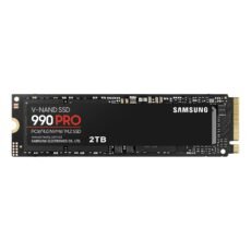 Samsung 990 PRO 2TB PCIe Gen 4.0 x4 (Maximum Transfer Rate 7,450MB/s) NVMe M.2 (2280) Internal SSD MZ-V9P2T0B-IT/EC