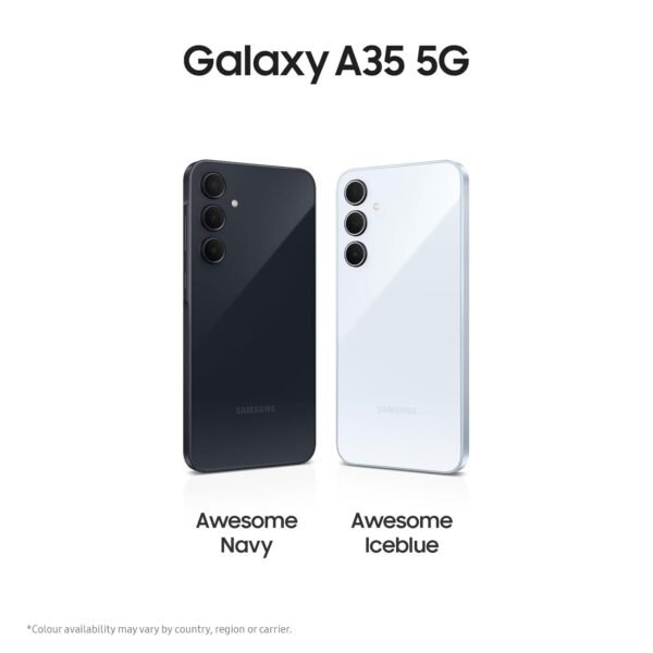 Samsung Galaxy A35 5G, Android Smartphone, 6Gb Ram, 128Gb Storage, 50Mp Camera, Long Battery Life, Awesome Navy
