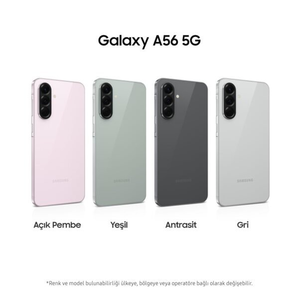 Samsung Galaxy A56 5G, Android Smartphone, 256Gb Storage, 8Gb Ram, Anthracite, 6X Operating System Upgrade, Big Screen, Long Battery Life, 8Gb + 256Gb
