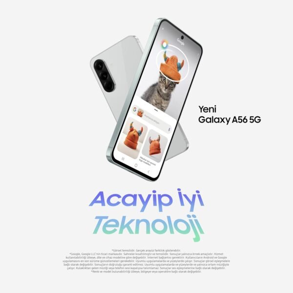 Samsung Galaxy A56 5G, Android Smartphone, 256Gb Storage, 8Gb Ram, Anthracite, 6X Operating System Upgrade, Big Screen, Long Battery Life, 8Gb + 256Gb