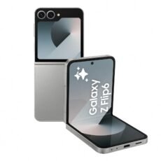 Samsung Galaxy Z Flip6 AI Smartphone, 12GB RAM, 256GB Storage, Silver Shadow [AU Version]