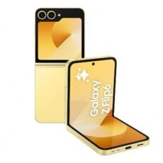 Samsung Galaxy Z Flip6 AI Smartphone, 12GB RAM, 256GB Storage, Yellow [AU Version]