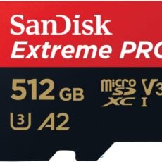 SanDisk 512GB Extreme PRO microSDXC Card + SD Adapter + RescuePRO Deluxe, up to 200MB/s, with A2 App Performance, UHS-I, Class 10, U3, V30