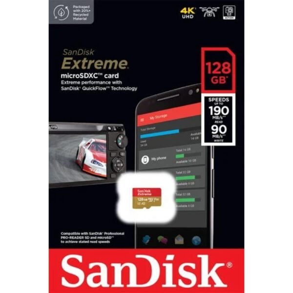 Sandisk Ultra 128Gb Microsd Sdhc Sdxc Uhs-I Memory Card