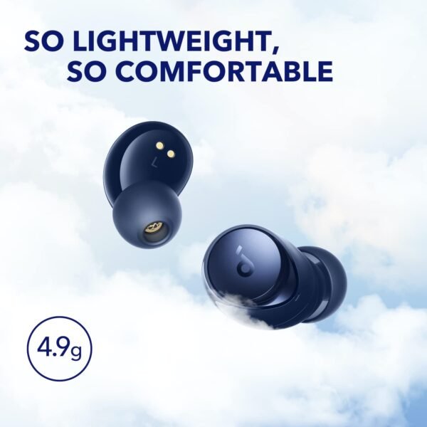 Soundcore By Anker Space A40 Adaptive Active Noise Cancelling Wireless Earbuds, Reduce Noise By Up To 98%, Ultra Long 50H Playtime, 10H Single Playtime, Hi-Res Sound,...
