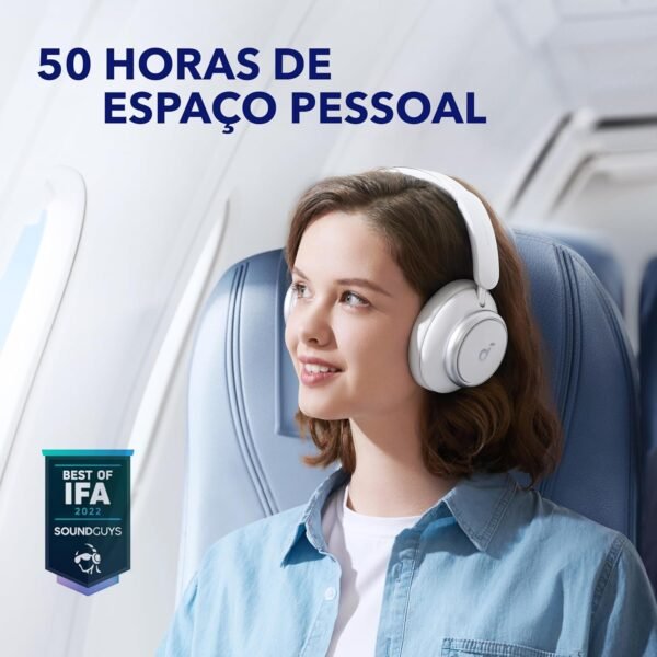Soundcore By Anker Space Q45 Adaptive Noise Cancelling Headphones, Reduce Noise By Up To 98%, Ultra Long 50H Playtime, App Customization, Hi-Res Sound With Details, Bluetooth 5.3