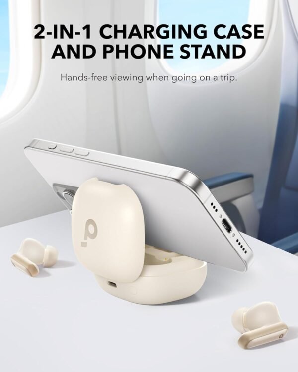 Soundcore P40I By Anker, Noise Cancelling Wireless Earbuds, Adaptive Noise Cancelling To Environments, Heavy Bass, 60H Playtime, 2-In-1 Case And Phone Stand, Ipx5, Wireless...