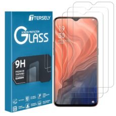T Tersely Screen Protector for OPPO Reno Z [3-Pack], (Case Friendly) Tempered Glass Film Screen Protector for OPPO Reno Z