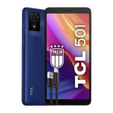 TCL 501-4G Smartphone 32GB, 2GB RAM, 6" QHD Display, Android 14 Go Edition, 5MP Camera, 3000mAh Battery, Dual SIM, 1TB Expandable Memory, Charger Plus Additional USB-C Cable,...